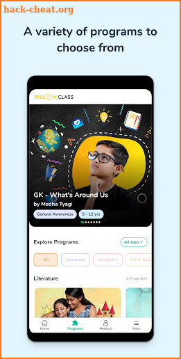 Yellow Class - Kids Live Hobby Classes screenshot
