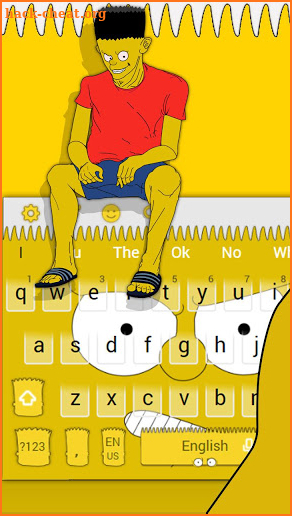 Yellow Family Keyboard Theme screenshot