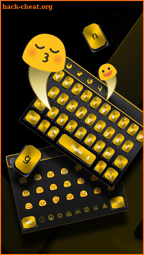 Yellow Metal Keyboard screenshot