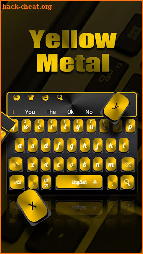 Yellow Metal Keyboard screenshot