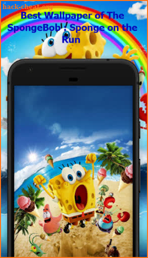 Yellow Sponge Bob Sponge Out Theme Walls screenshot