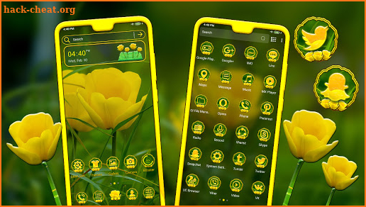 Yellow Tulip Theme screenshot