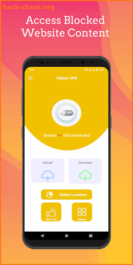 Yellow VPN - Fast VPN & Secure Service screenshot