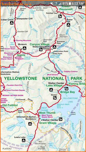 Yellowstone National Park Travel Guide screenshot