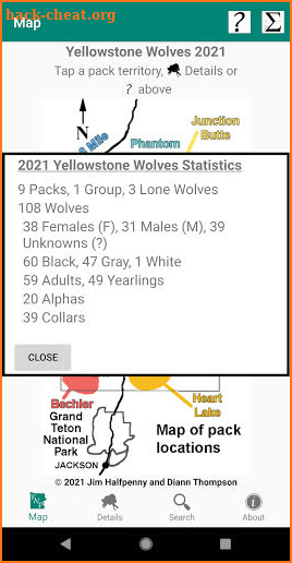 Yellowstone Wolves 2021 screenshot