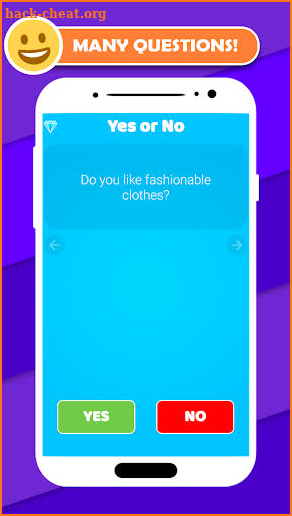 Yes or No Questions game screenshot