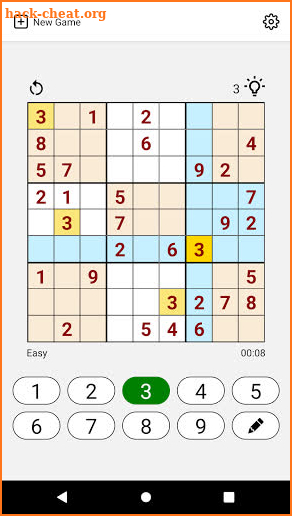 Yes Sudoku - Free Sudoku Puzzles screenshot