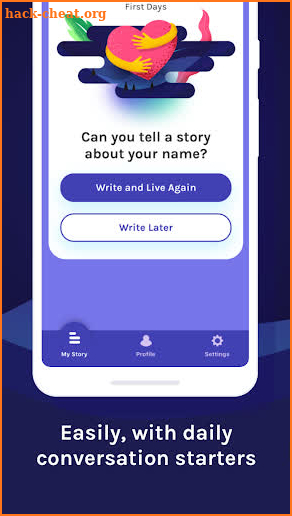 Yester: Write the story of your life screenshot