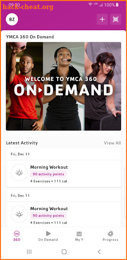 YMCA360 screenshot