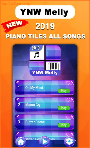YNW Melly Piano Tiles 2019 screenshot