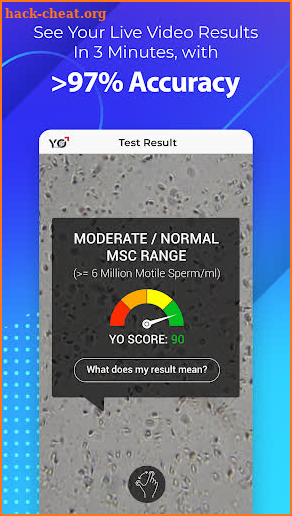 YO Sperm Test 2.0 Wi-Fi screenshot