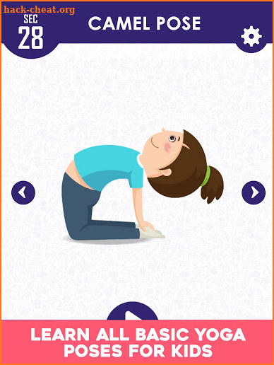 Yoga For Kids - Easy Yoga Poses for Kids Fitness screenshot