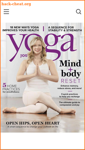Yoga Journal screenshot