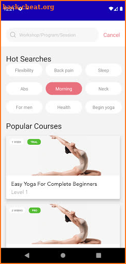 Yoga train screenshot