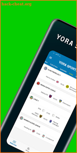 Yora Sports - Live Score screenshot