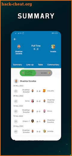 Yora Sports - Live Score screenshot