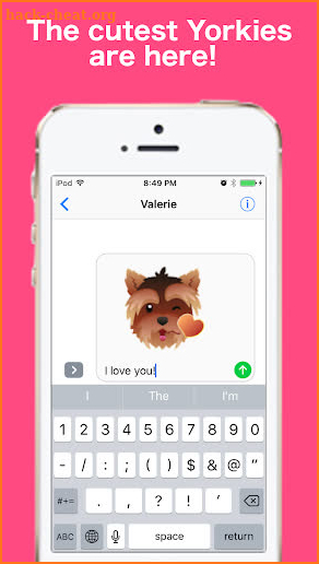YorkieMojis - yorkies stickers & yorkie emoji screenshot