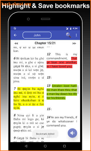 Yoruba & English Bible - With Full Offline Audio screenshot