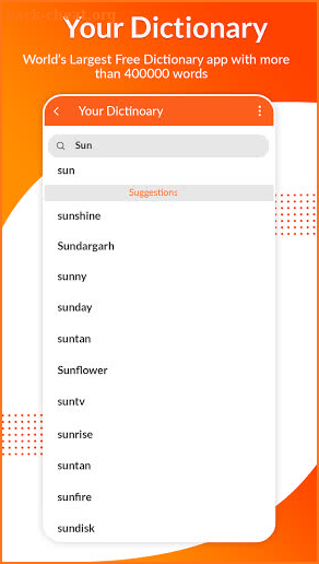 You- Dictionary - English to Hindi Dictionary App  screenshot