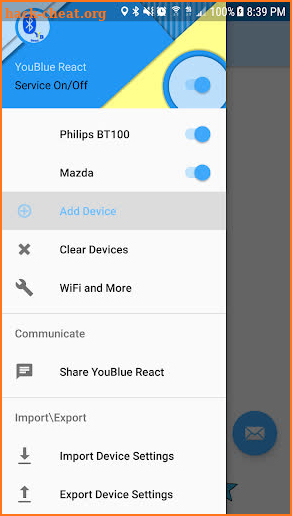 YouBlue React Pro - Auto Bluetooth screenshot