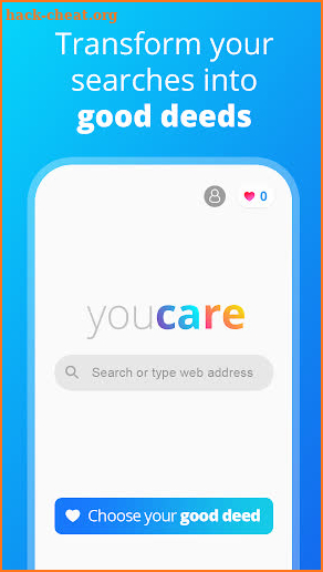 YouCare - The charitable search engine screenshot