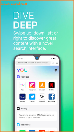 You.com Search and Browser screenshot