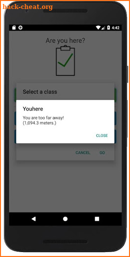 Youhere - GPS-based class attendance screenshot