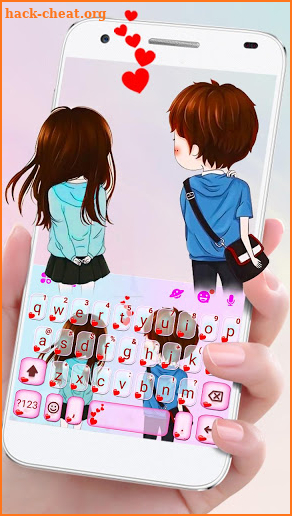 Young Couple Love Keyboard Theme screenshot