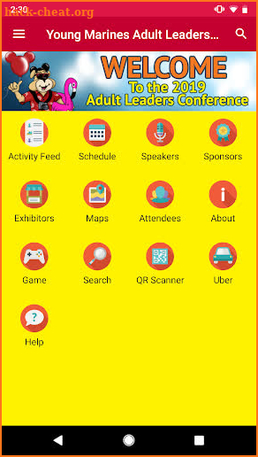 Young Marines Events App screenshot