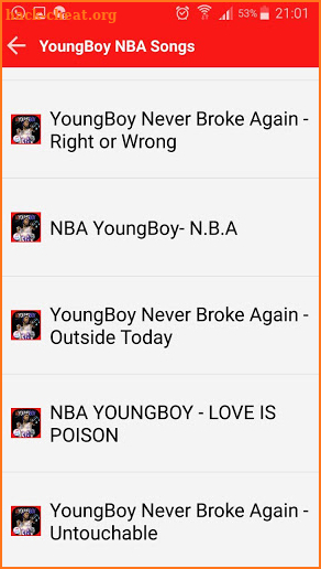 YoungBoy NBA Best Songs screenshot