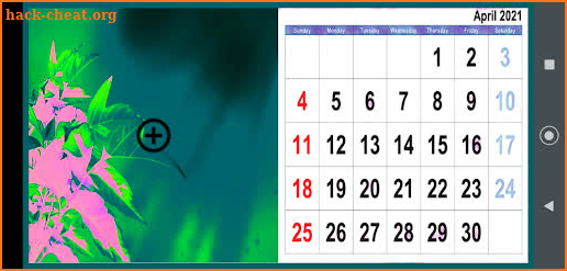 Your Calendar screenshot