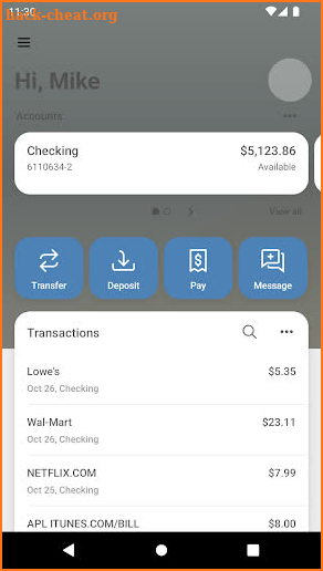 Your First Financial screenshot