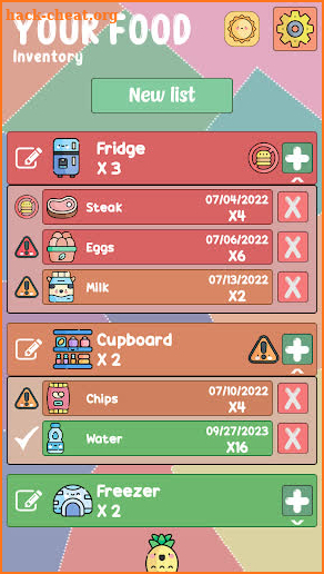 Your Food - Inventory screenshot