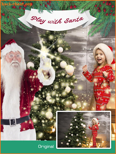 Your photo with Santa Claus screenshot
