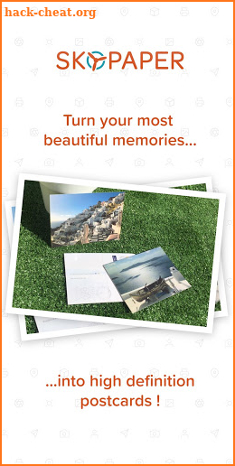 Your photos as postcards with Skypaper screenshot