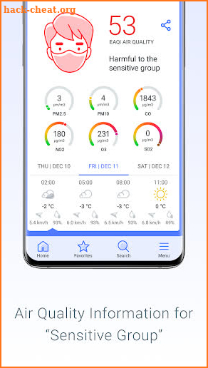 YourAirTest - Air Quality Monitoring System screenshot