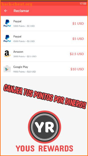 Yous Rewards - Ganar Dinero screenshot