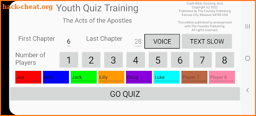 Youth Bible Quiz Training - 22 screenshot
