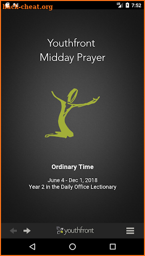 Youthfront Midday Prayer screenshot