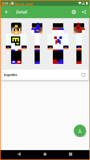 Youtuber skins for minecraft pe screenshot