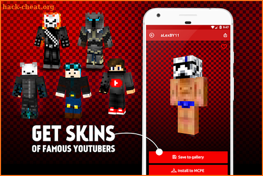 Youtubers Skins for MCPE screenshot