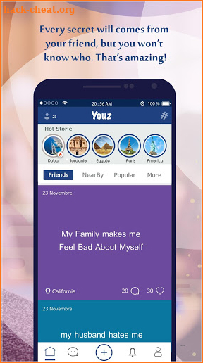 Youz - Secret Social Network screenshot