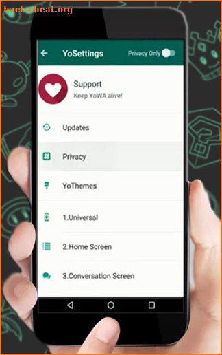 YOWhats plus 2018 android Advice screenshot