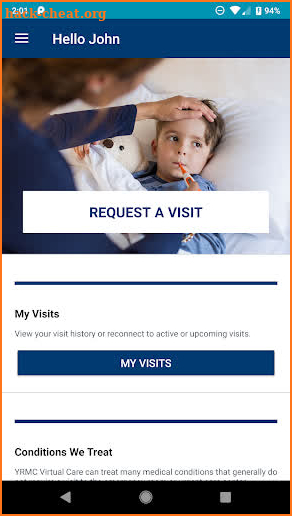 YRMC Virtual Care screenshot
