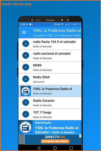 YSKL la Poderosa Radio el Salvador en vivo screenshot