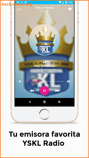 YSKL Radio La poderosa 104.1 FM El Salvador screenshot