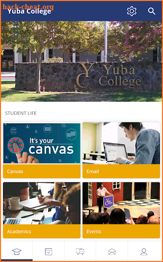 Yuba College screenshot