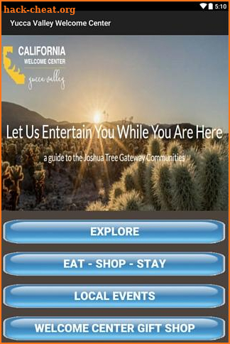 Yucca Valley Welcome Center screenshot