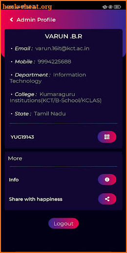 Yugam - Admin App screenshot