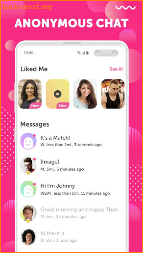 Yumi: Hookup & Anonymous Chat App for NSA Dating screenshot